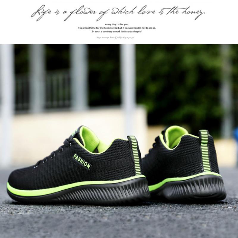 2024 Pohodlná obuv pro muže Síťované Pánské tenisky Trend Šněrovací boty Lehké Pevné Sportovní Pánské boty Zapatillas Deportivas Hombre