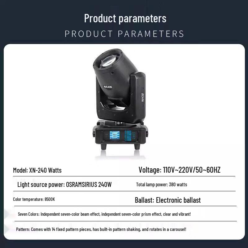 Mini Moving Head Beam Stage Light