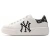 New MLB Chunky Classic Wear Resistant Low Top Skateboard Shoes Unisex White 3ASXCCH3N-50BKS