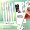 Signature Quick-Dry Gel Pen - White Click-Action, Premium Office & Student Stationery.