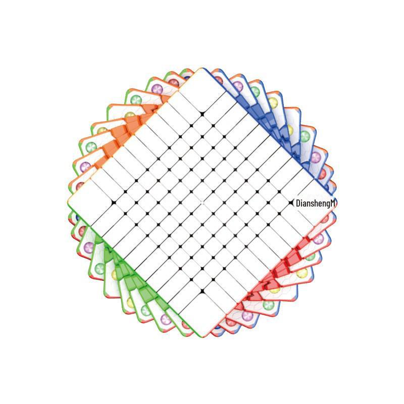 Diansheng Magnetic Galaxy Series: 6th, 789th, 10th-11th Level Speed Cube for Smooth Twisting and High-Level Competition.