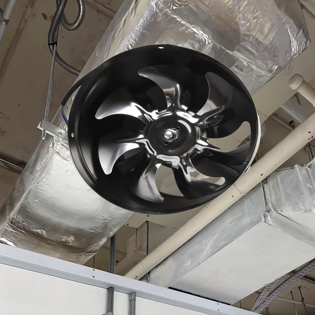 Workshops Cinemas Extractor Fan Extractor Fan Inline Pipe Smoke Power Saving All Metal Reinforced Painted Body