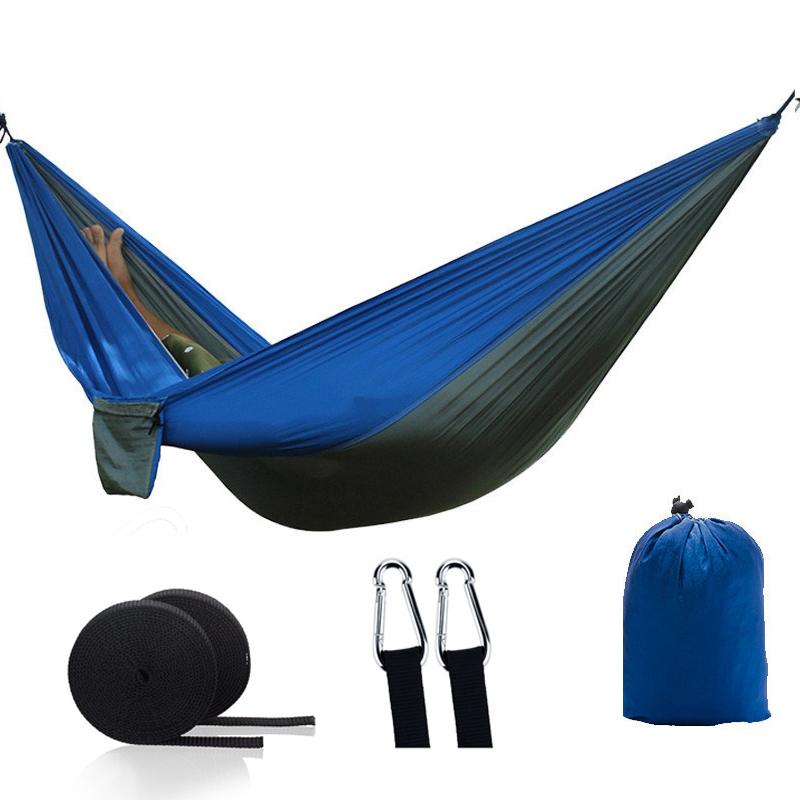 2 Person Parachute Hammock Portable Army Survival Hammocks Travel Hamaca Flyknit Hamak Nylon Hamaca Hamak Camping Hamac