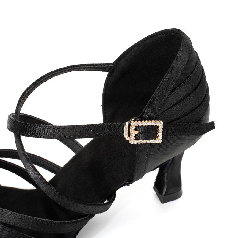 Dámské Taneční boty na latinskoamerické tango Salsa na vysokém podpatku 7CM