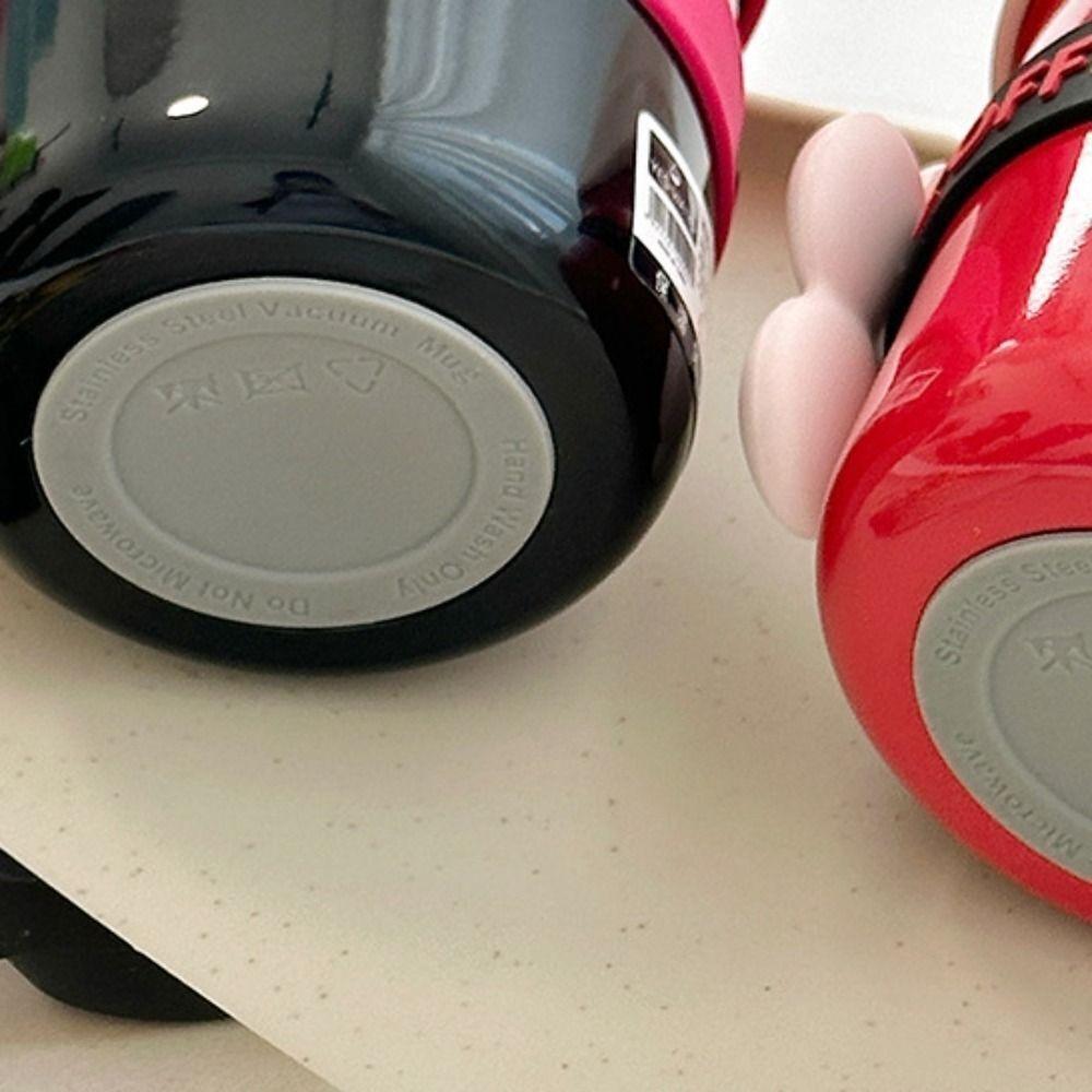 Mini 400ML Water Bottle Stainless Steel Office Straw Water Cup Dopamine Cute Coffee Cup  Girls