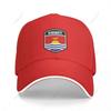 Multifunction Kiribati Flag Shield Sandwich Baseball Cap Unisex Sports Casual Caps Golf Hat Fishing Outdoors