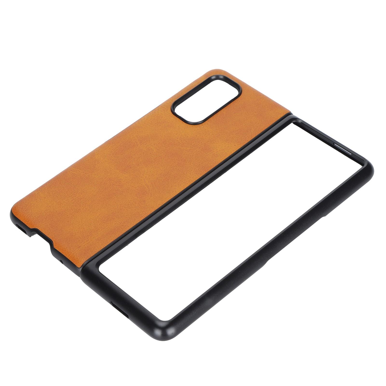 

Leather Smartphone Case for Xiaomi MIX FOLD Folding Screen Phone ABS Smartphone Protection Case коричневый