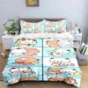 Girl Boys Gift Exquisite Cartoon B-bubu Wallpaper Anime Digital Printing Bedding Set Duvet Cover Comforter Bed Youth Kids