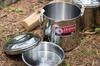 ZEBRA Stainless Steel Loop Handle Billy Can Pot, 14cm, 1516140