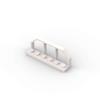 MOC 10PCS 6583 Modified 1x6 With Train Wagon End Building Blocks Fence Plate Bricks Particle Puzzle Plaything Children Birthday Presents