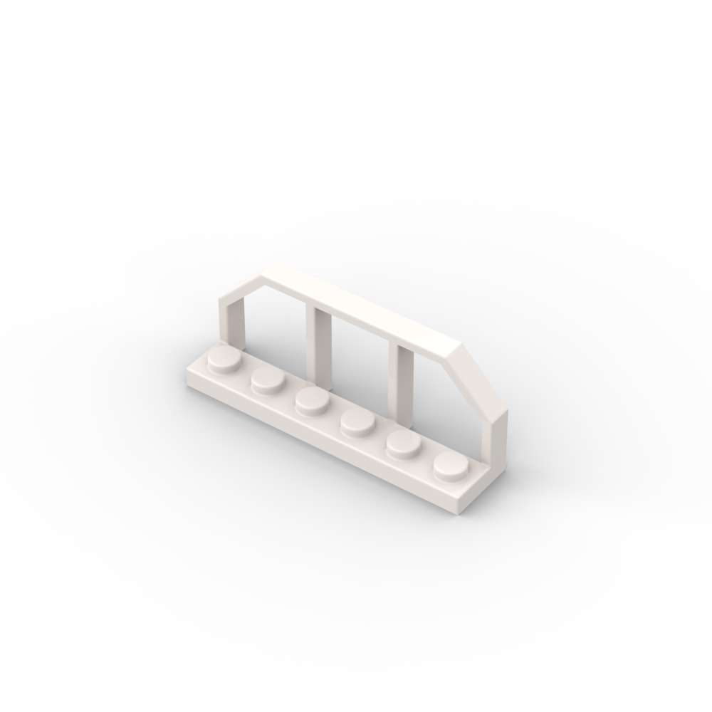 MOC 10PCS 6583 Modified 1x6 With Train Wagon End Building Blocks Fence Plate Bricks Particle Puzzle Plaything Children Birthday Presents