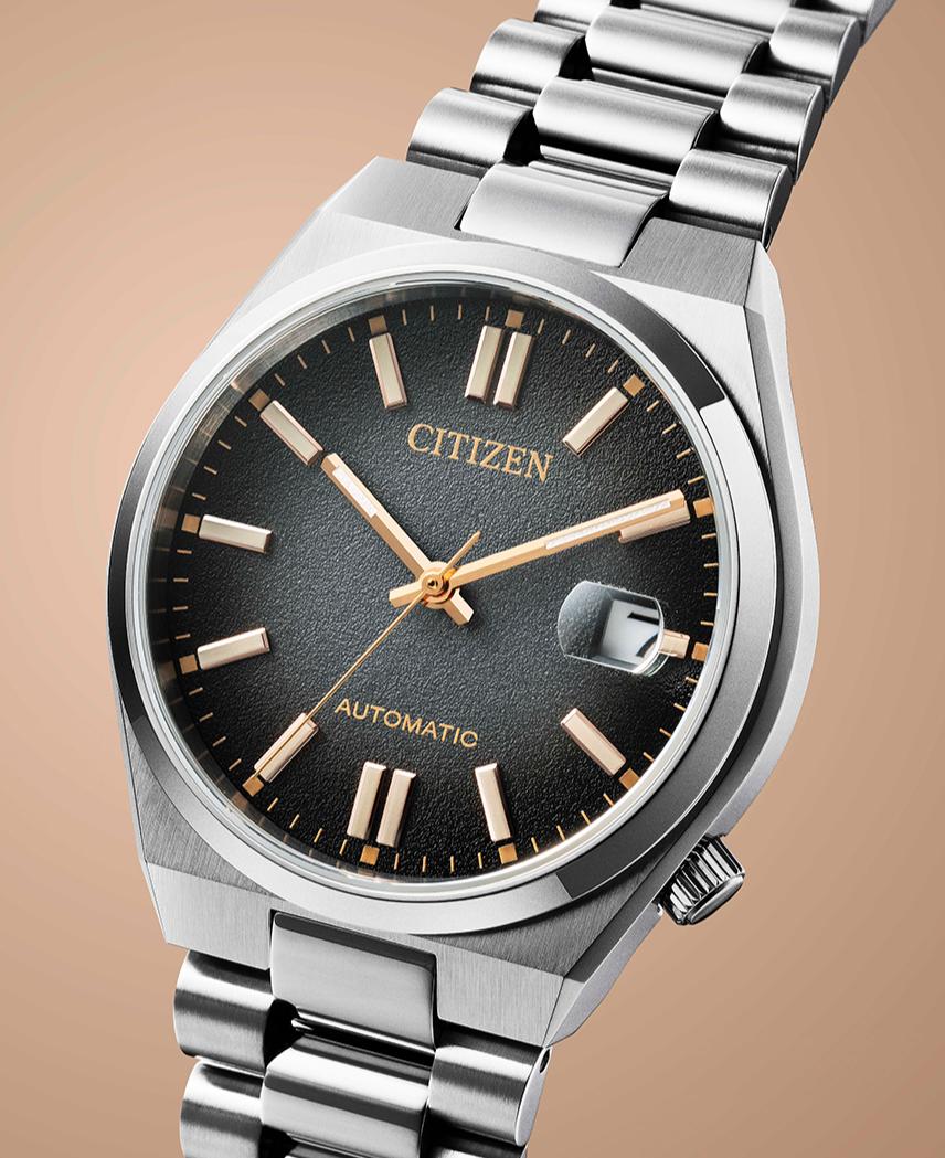 

CITIZEN Tsuyasa Автоматические Лимитированная Серия 37мм Часы из Нержавеющей Стали NJ0200-50E чёрный