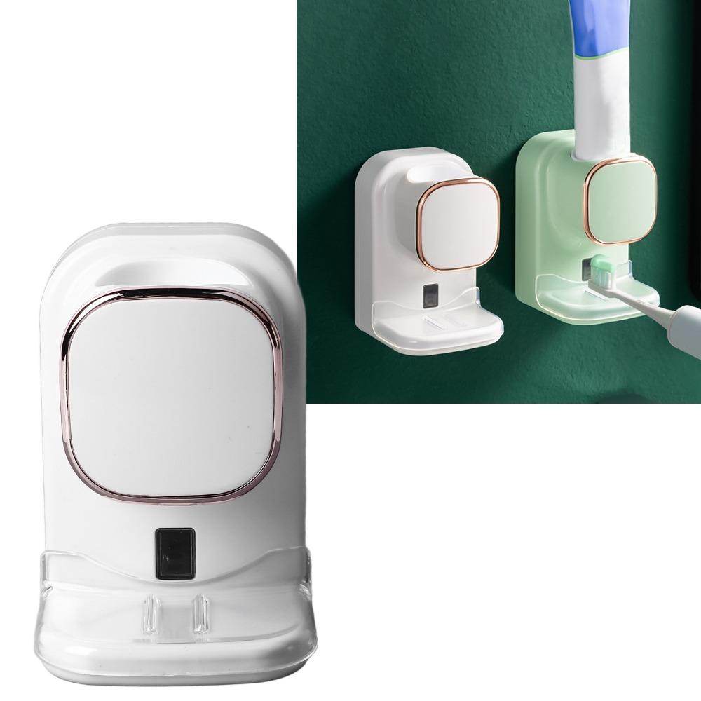 USB Powered Toothpaste Squeezer PS, PC, ABS Toothbrush Holder Toothpaste Dispenser  Space Saving