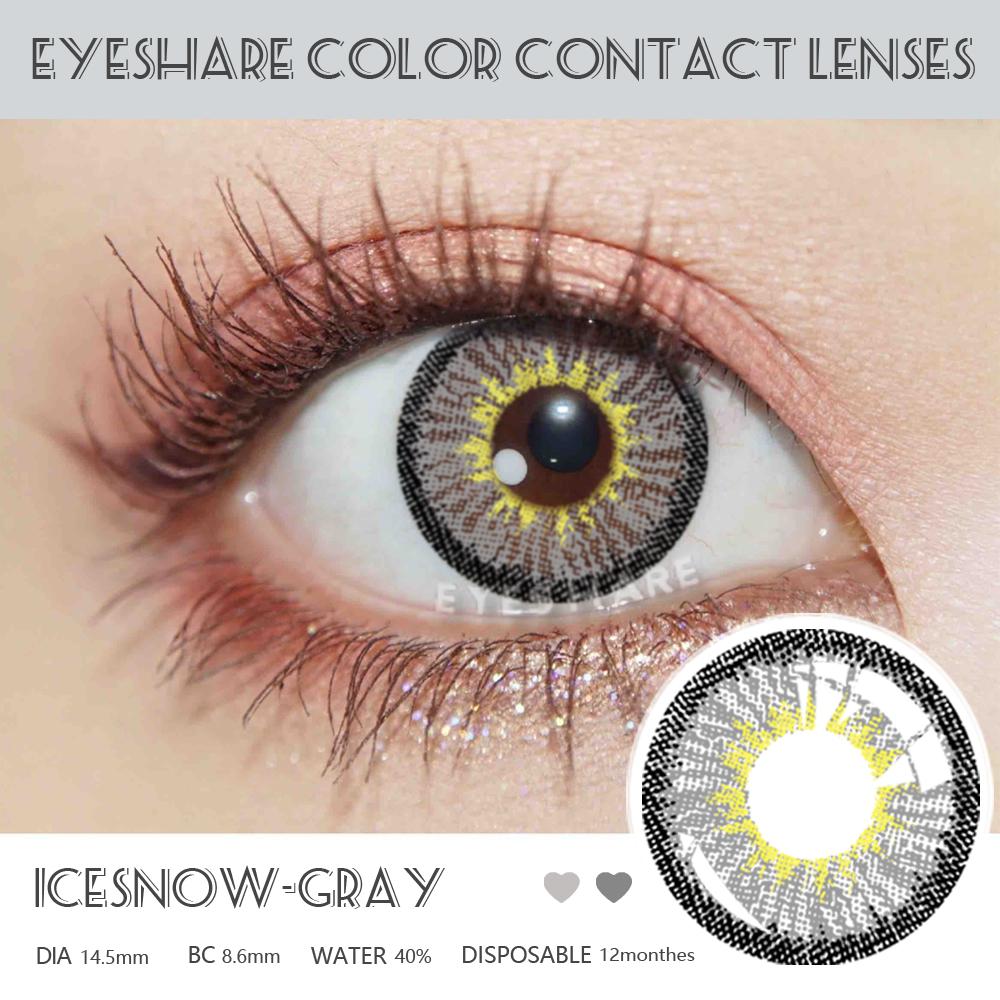Eyeshare 2PCS Colored Contact Lenses Halloween Ghost Colored Contact Lenses Blue Contact Lenses Red Contact Lenses Anime Role Player Glasses Lenses