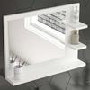 Decorative Bathroom Mirror with Shelf 60 X 45 Cm Bathroom Storage and Organizer