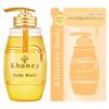 &honey Deep Moist Gel Body Wash 500mL Main Unit + 440mL Refill Set