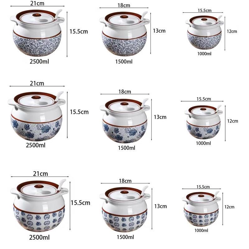 Naijiang Double-Handle Ceramic Lard & Seasoning Storage Jar