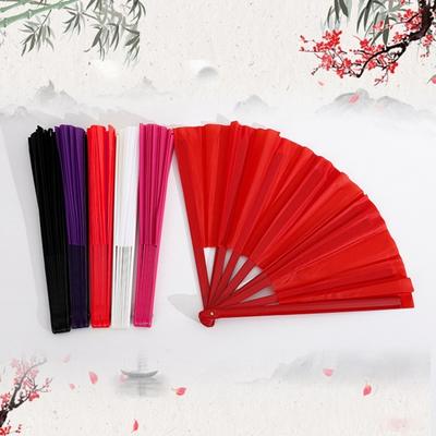 Folding Hand Fan for Women Foldable Chinese Tai Chi Fan Vintage Clap Fan for Festival Dancing Cosplay Wedding Party