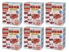 Targa of Tomica Fire Truck Carbonated Bath Salt with Mini Peach Set of 6 [Set 6] Tomica, Scent,