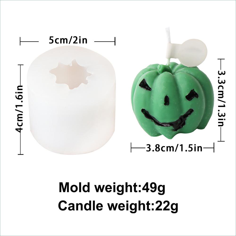 

Carving Pumpkin Candle Mold Halloween Pumpkin Silicone Molds Handmade Soap Gypsum Casting Molds Thanksgiving Craft Supplies