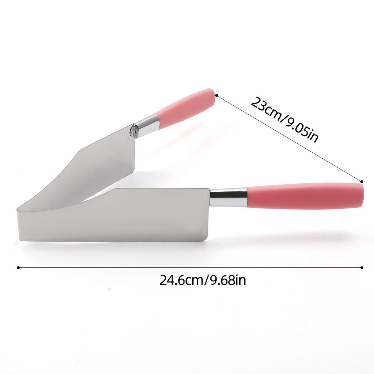 

Stainless Steel Cake Tongs One Size рожевий