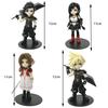 Anime 11-12cm Cloud Strife Tifa Lockhart Aerith Gainsborough Zack·Fair Figure Model PVC Toy Desktop Collection Accessories Gift
