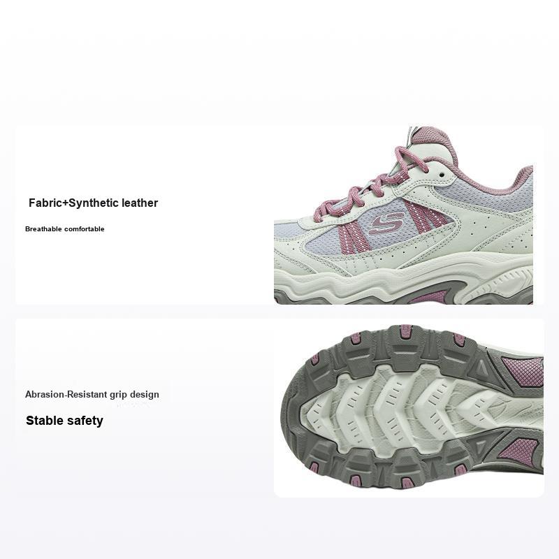 Skechers Stamina At Уличная обувь Легкая Амортизация Стабильная Прочная Дышащая Поддержка Цепкая Низкая Обувь для Хайкинга 180125-LGPR 39