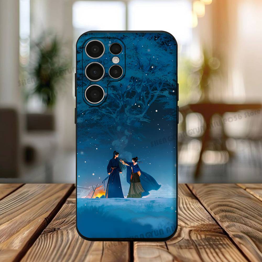 

Zhu Yu Phone Silicone Case For Samsung S24 22 20 23 21 20 Ultra Plus Lite 5G Print Cover Samsung S22ULTRA5G