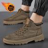 High-top shoes, new winter outdoor velvet warm, cold-proof and wear-resistant Martin boots