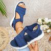 Summer new women's casual and comfortable fish mouth flying woven sandals