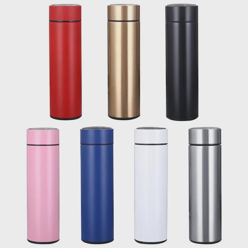 Engraved Stainless Steel Smart Thermos Cup - Perfect for Business Gifts and Event Openings.