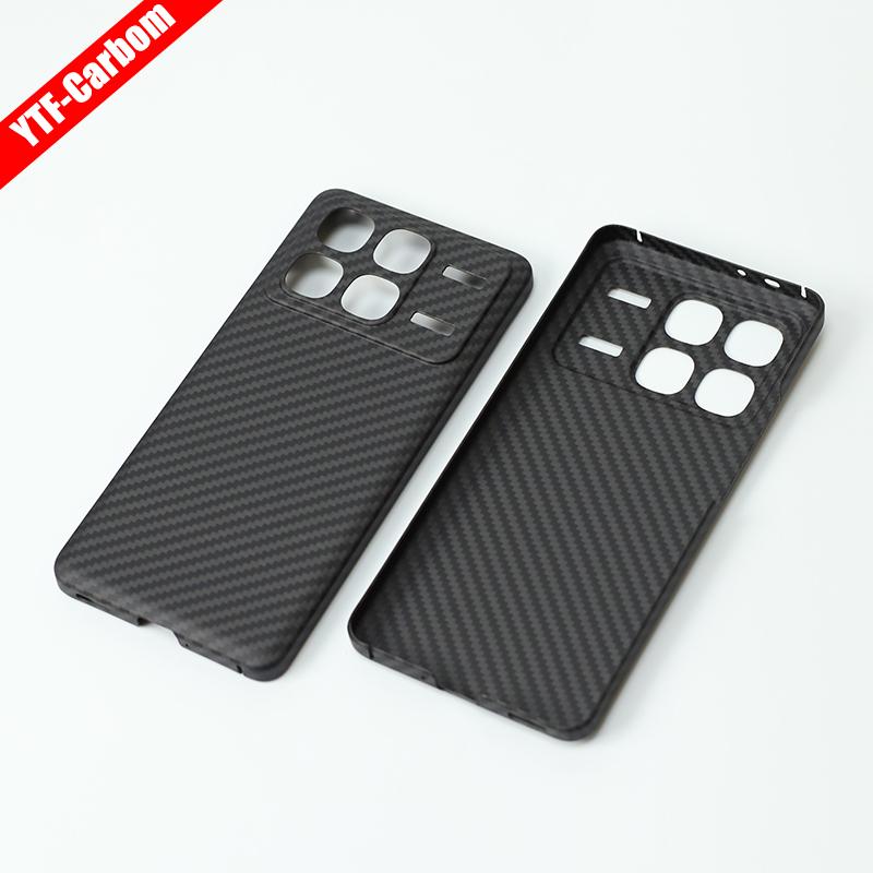 YTF-Carbon Carbon Fiber Case for Redmi K70 Ultra Anti-fall Aramid Fiber Case Slimv Design K70 Ultra Cover