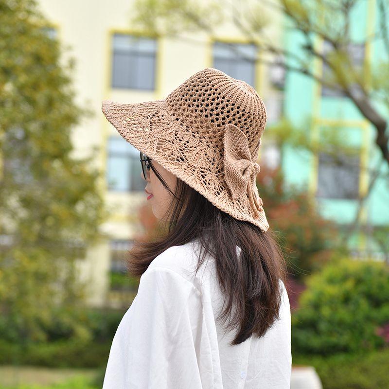 Breathable Sun Protection Fisherman Hat for Women Summer Sun Protection Beach UV Protection Foldable Cool Hat