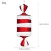 16cm Large Candy Pendant Christmas Decorations Wedding Decorations Red and White Painted Gold Party Decorations Home Decorations