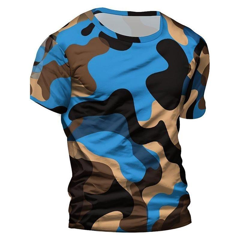 Fashion Camouflage 3D Printed Kids Adult T-shirt Summer Women's and Men's Casual Outdoor Girl and Boy Short Sleeve Tees Top Pullover