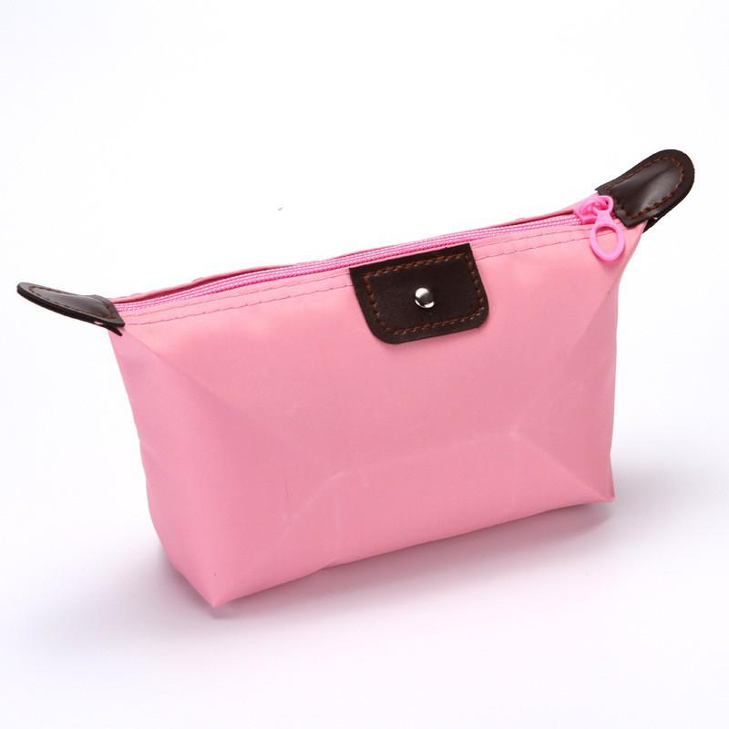 

Korean-Style Cute Dumpling Makeup Bag - Folding Ingot-Shaped Storage Wash Bag