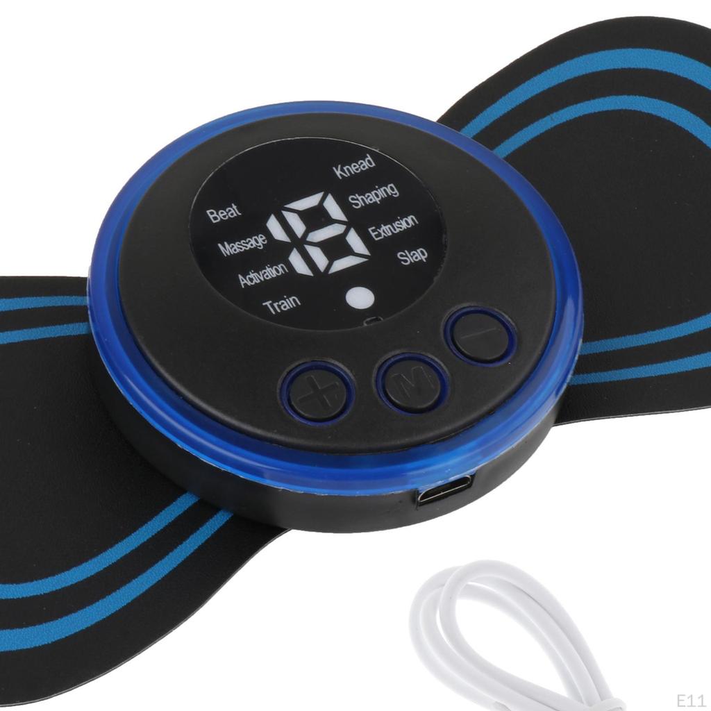 Massage Patch 8 Modes 19 Levels Gifts Mini Device for Neck Foot Back