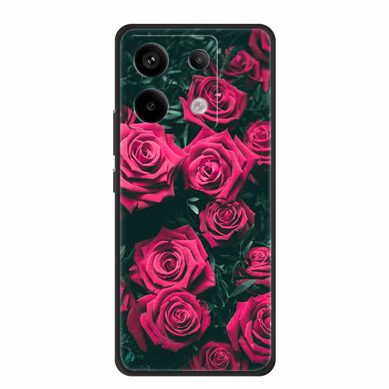 For Xiaomi Redmi Note 13 Pro 5G 4G Case Animals TPU Soft Silicone Back Cover Phone Cases for Redmi Note13 4G 5G Bumper Wolf Para