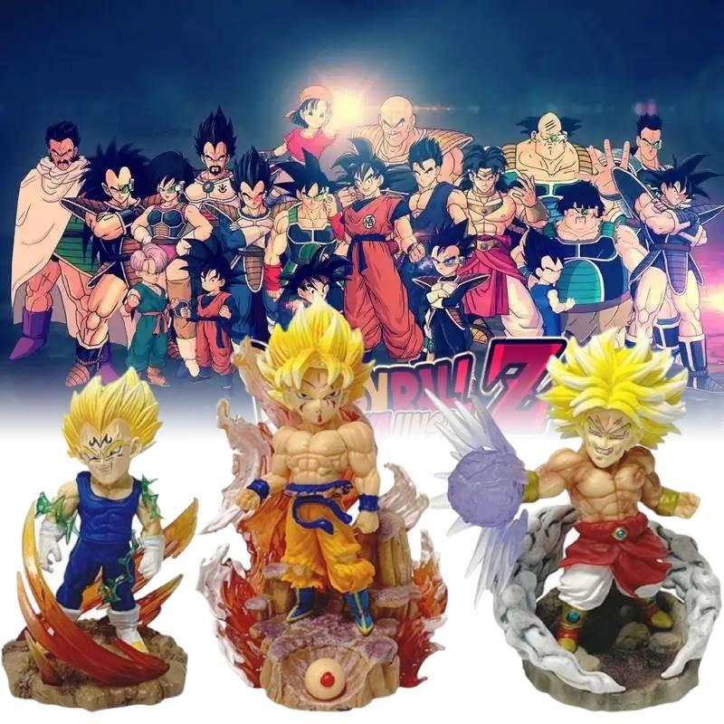 Dragon Son Ball Goku Super Saiyan One Figurine Anime Xmas Room Model Ornament