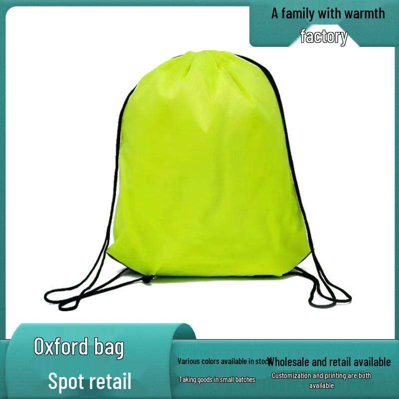Spot Polyester Outdoor Drawstring Backpack - Small Batch Printing