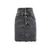 European and American INS Women's Double Waist Street Style Skirt