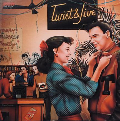 LP Пластинка JOHNNY K THE HURRICANE Twist Jitterbug Vol.2 RVL6519 RCA RED SEAL 1977 Япония Поп Б/У