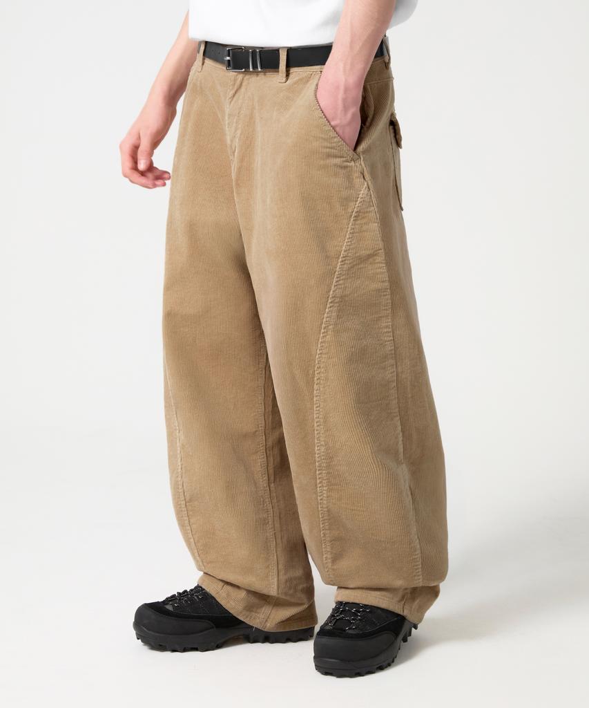 TRILLION Curved Fit Wide Corduroy Pants_4 Colors