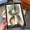 Silk scarf women's neck new scarf with coat 70 small square scarf scarf mother high-end scarf
