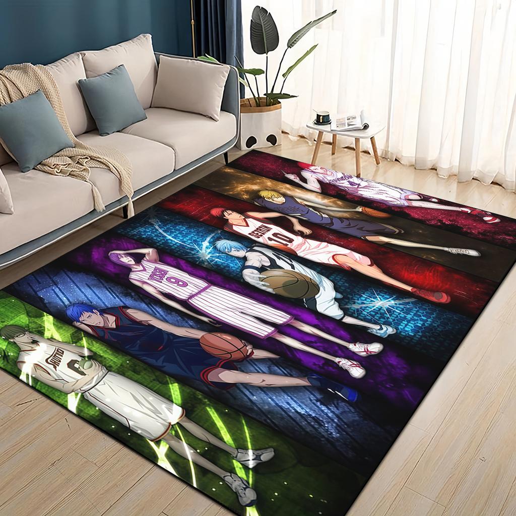 27 Styl Nowy Kreskówkowy Anime Kuroko no Basket Dywanik Dywan do Salonu Sypialni Dekoracja Domowa Sofa, Mata Podłogowa Antypoślizgowa do Zabawy dla Dzieci