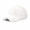 Versatile Solid Color Baseball Hat Warm Thickened Winter Baseball Hat Fluffy Windproof Fur Hat Unisex