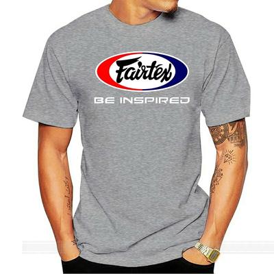 New Fairtex Kickboxing Muay Thai T Shirt S2XL Sporting Goods Equipment Apparel Male Brand Teeshirt Men Summer Cotton T Shirt