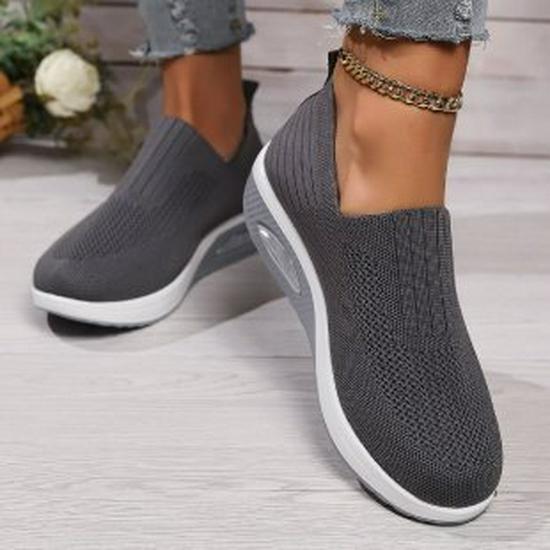 

2024 Spring Versatile Plus Size Women s Slip-on Casual Shoes 42 сірий колір