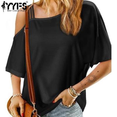 Damenmode Casual Sommer Frühling Einfarbig Druck Kurzarm Schrägkragen Blusen & Hemden
