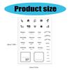 Labeling Words Clear Stamp Scrapbooking Decorative Silicone Stamper for Card Making, Photo Album Journal Decoration